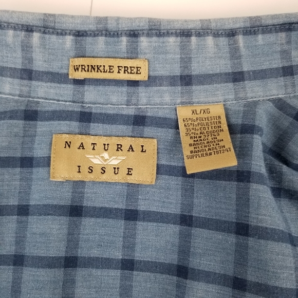 Natural Issue wrinkle free button down shirt XL - Picture 3 of 7